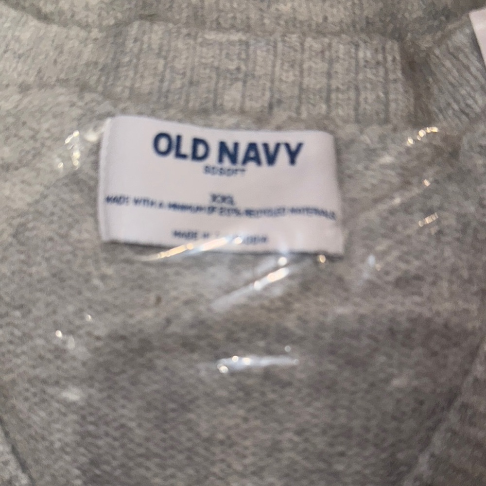 NWT OLD NAVY So Soft Sweater Dress Gray Plus Size V-Neck Size XXL BNIB - Picture 10 of 13